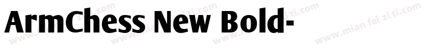ArmChess New Bold字体转换